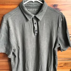 Men’s Banana Republic Polo Shirt L (cedar)